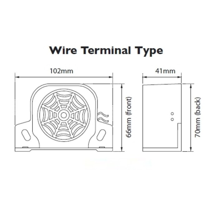 Alarma Marsarier 97 dB - Conectare cu fire